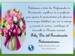 Feliz día del secretariado Interamericano